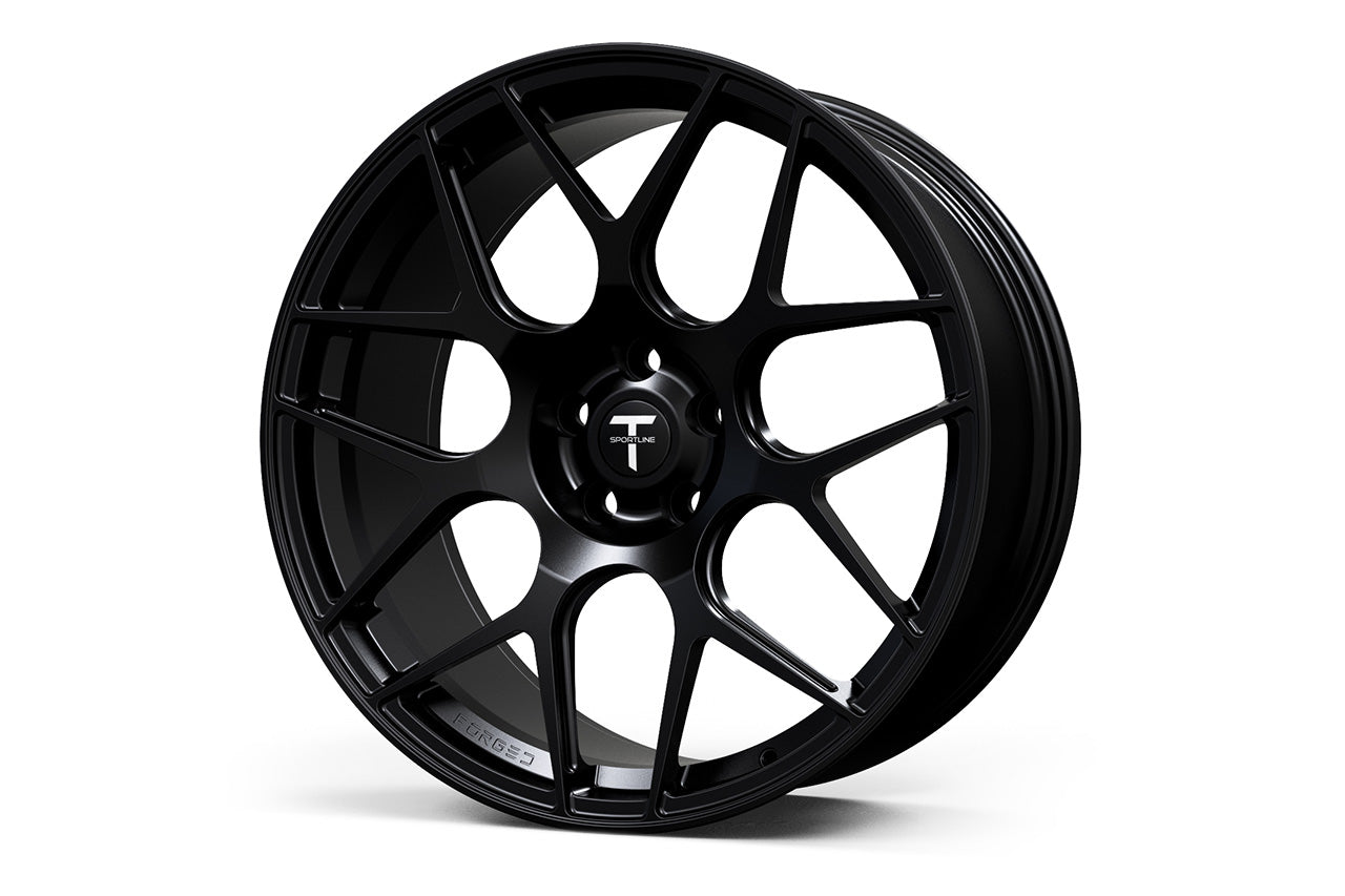 TXL117 21" Tesla Model S Plaid & Long Range Fully Forged Lightweight Tesla Wheel and Tire Package (Set of 4)