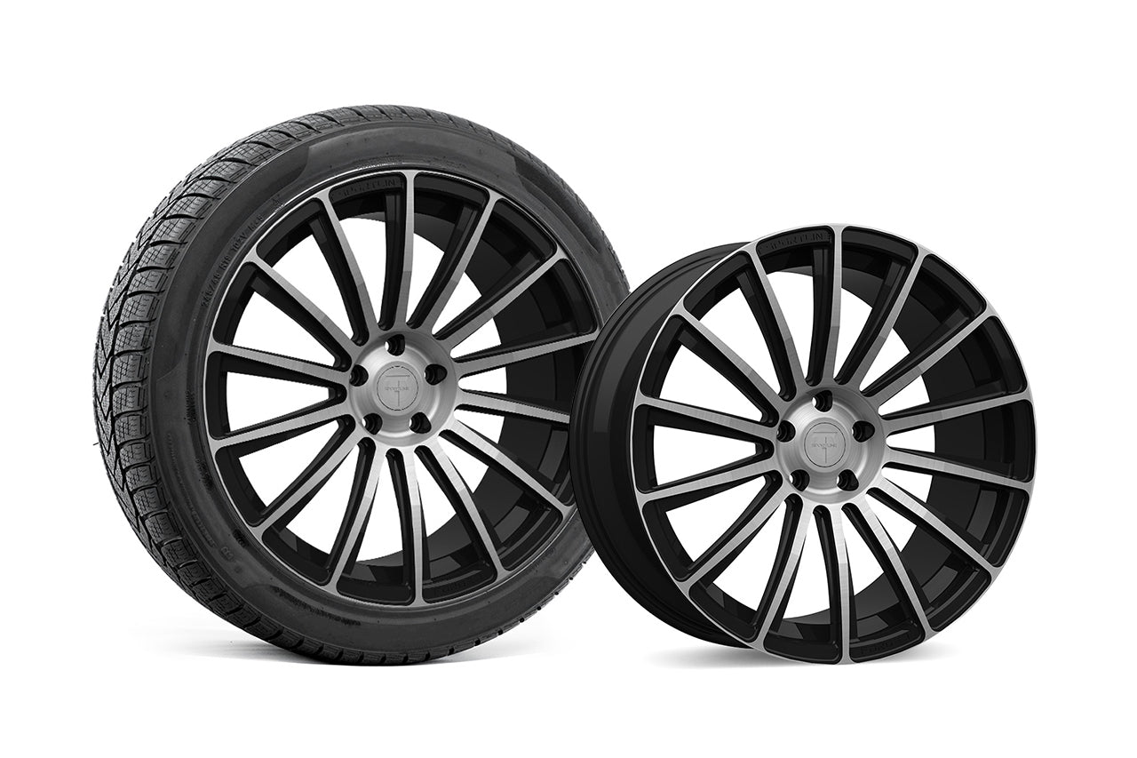 TS114 19" Tesla Model S Long Range & Plaid Wheel and Tire Package (Set of 4)