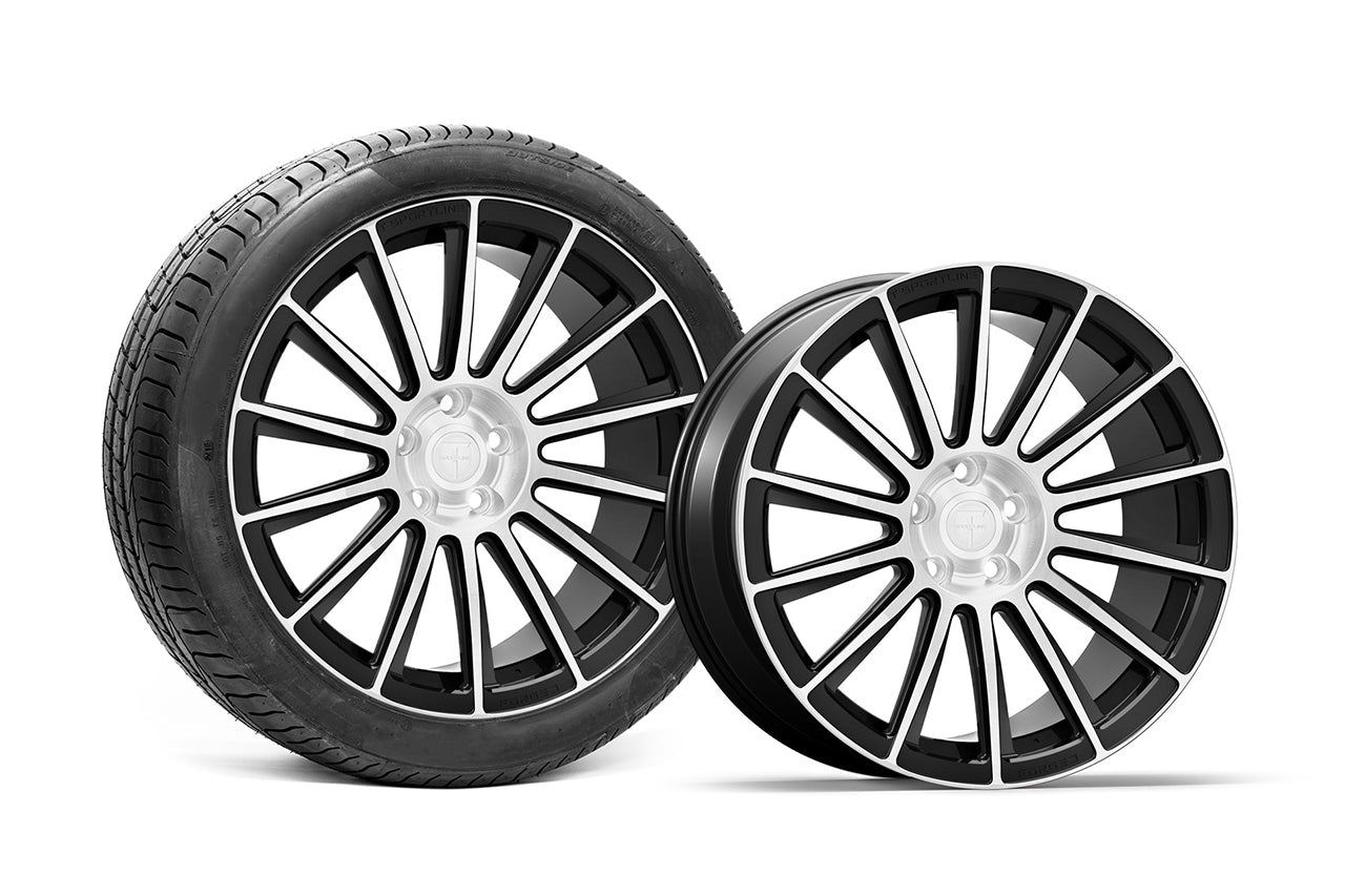 TS114 20" Tesla Model S Long Range & Plaid Wheel and Tire Package (Set of 4)