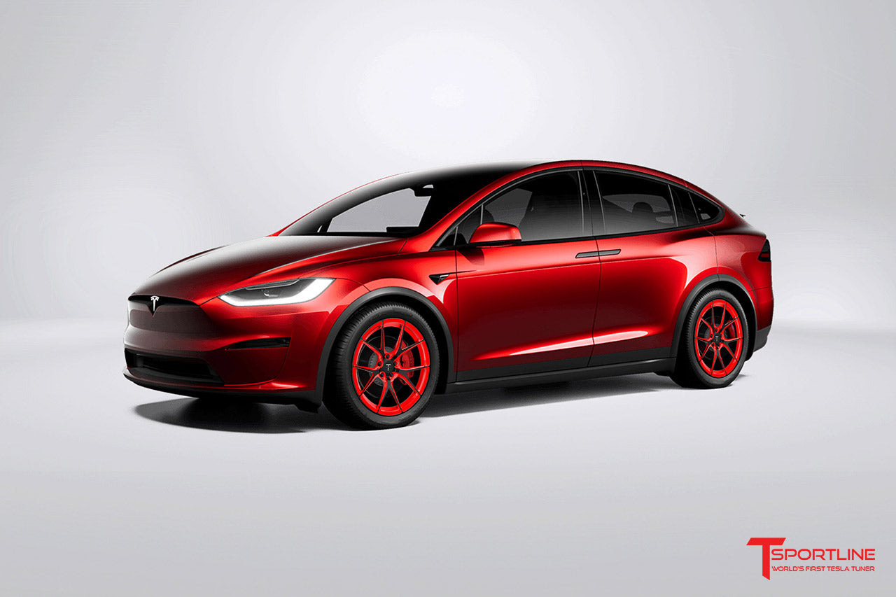 MX115 21" Tesla Model X Long Range & Plaid Wheel (Set of 4)