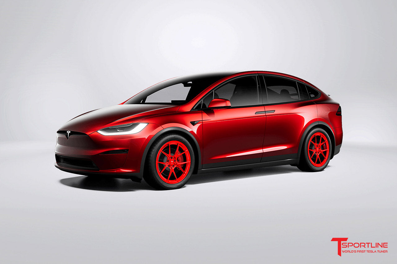 MX115 21" Tesla Model X Long Range & Plaid Wheel (Set of 4)