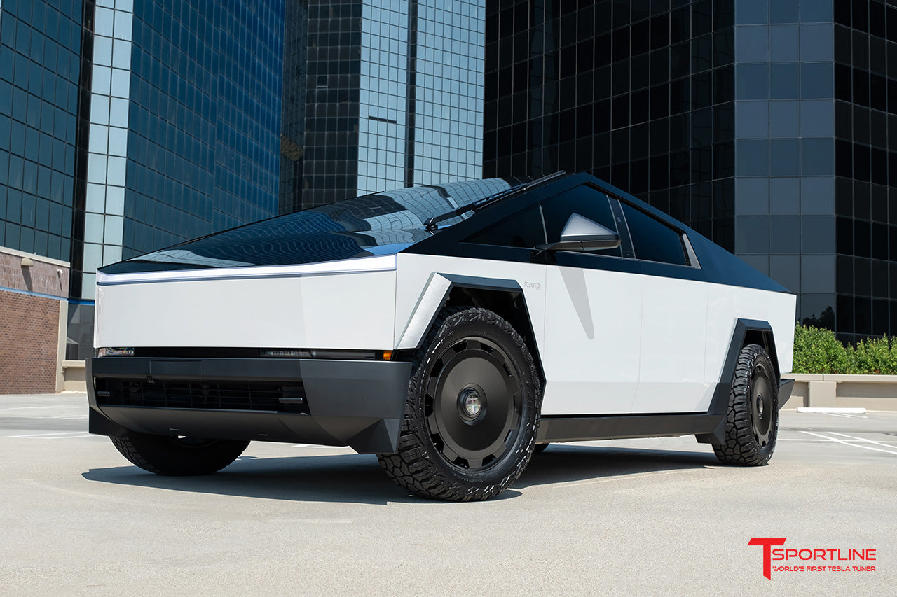 Pro Install Tesla Cybertruck Two-Tone Upper Blackout PPF Wrap Kit