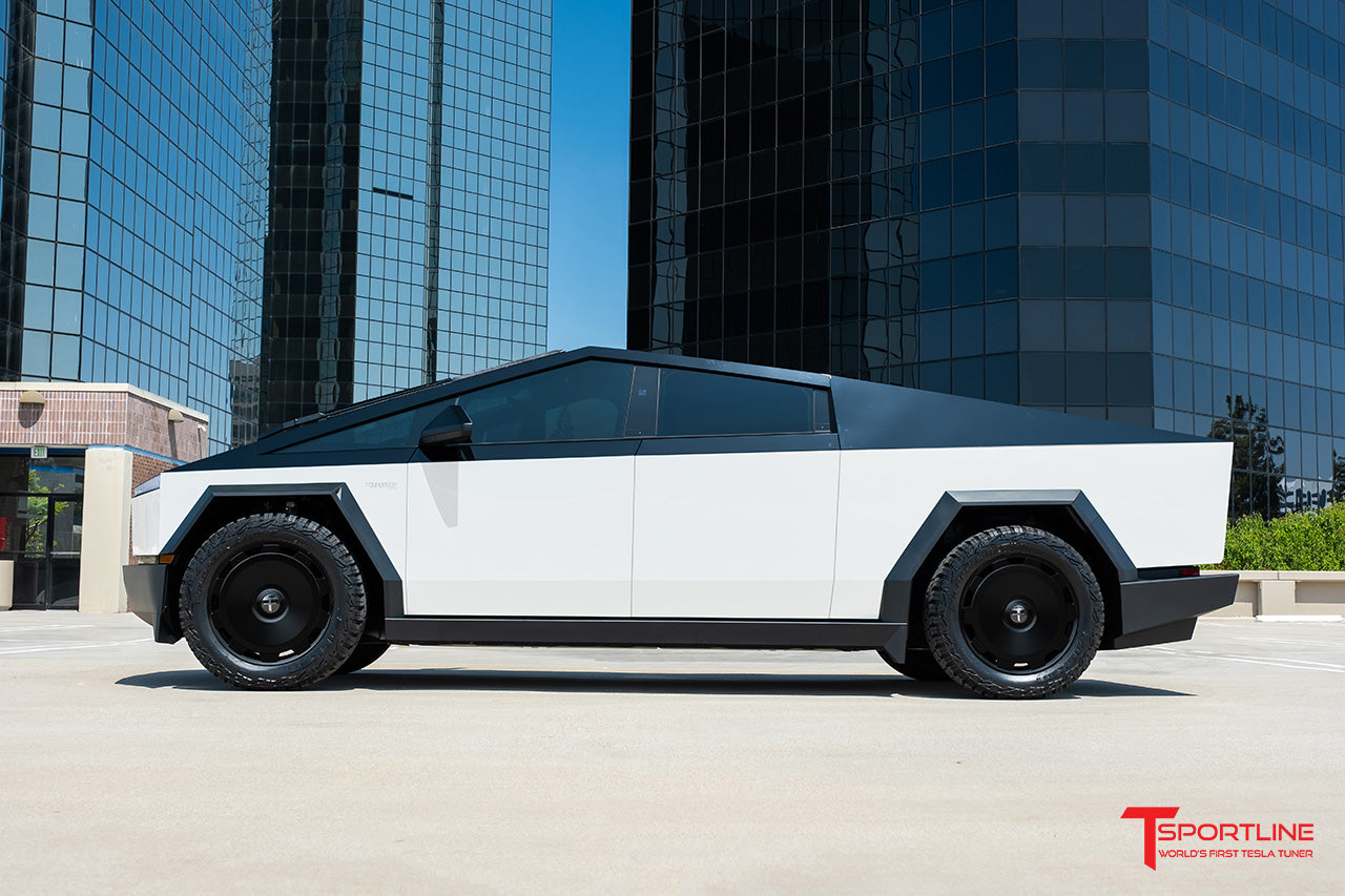 Pro Install Tesla Cybertruck Two-Tone Upper Blackout PPF Wrap Kit