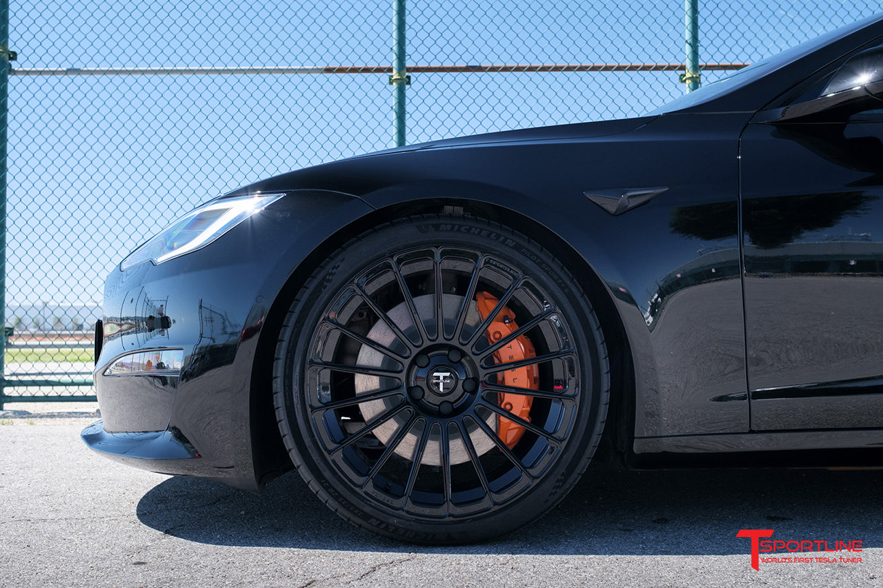 TS118 21" Tesla Model S Long Range & Plaid Wheel and Tire Package (Set of 4)