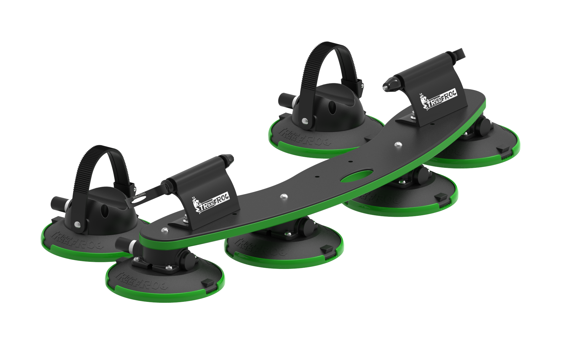 Tesla Vacuum Cup Quick Mount Roof Road & Mountain Bike TreeFrog Pro 2 Double Carrier Rack - Two Bicycles