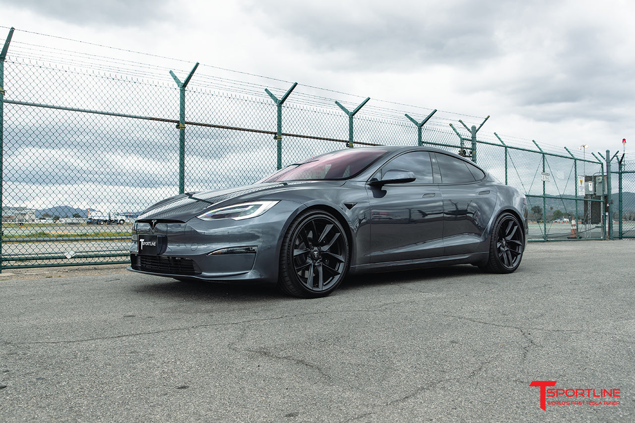 TSSF 21" Tesla Model S Long Range & Plaid Wheel and Tire Package (Set of 4)