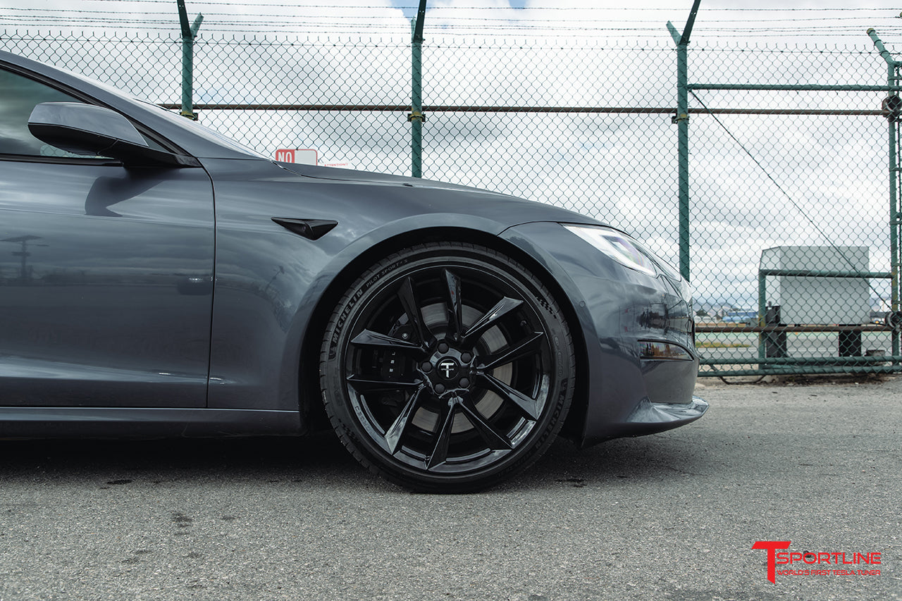 TSSF 21" Tesla Model S Long Range & Plaid Wheel and Tire Package (Set of 4)
