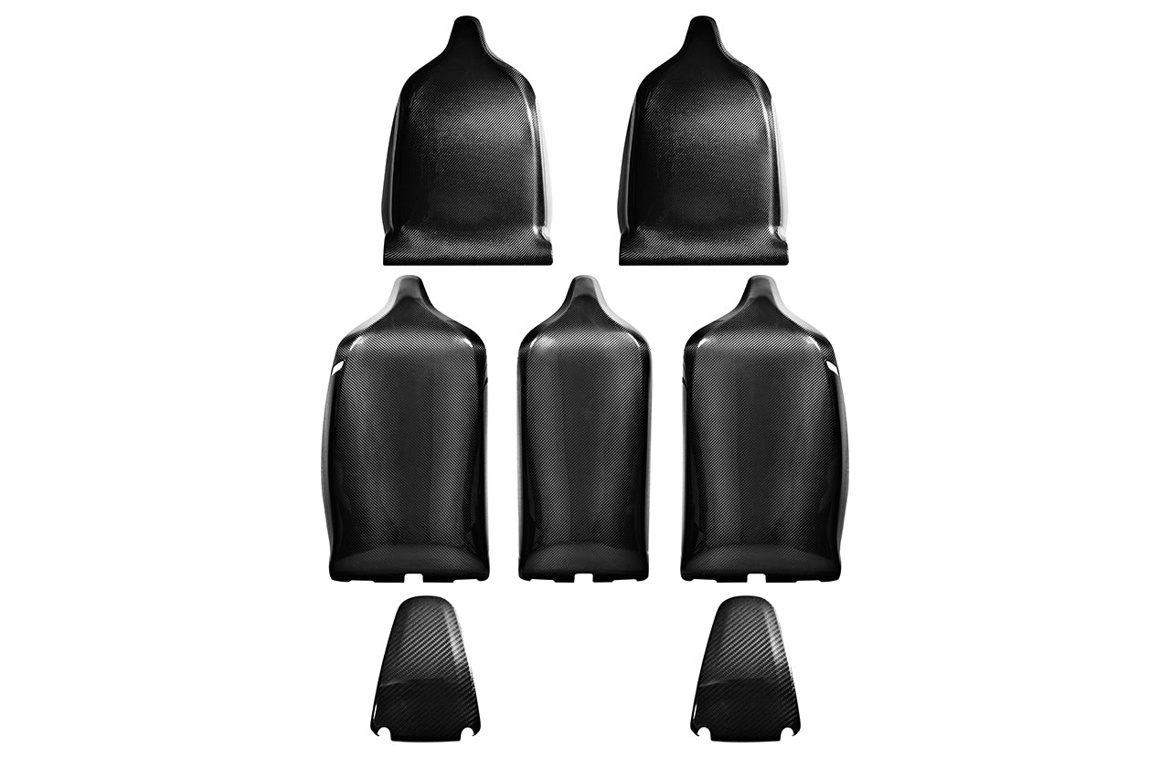 Tesla Model X Carbon Fiber Seat Back Set (2016 - 2019)