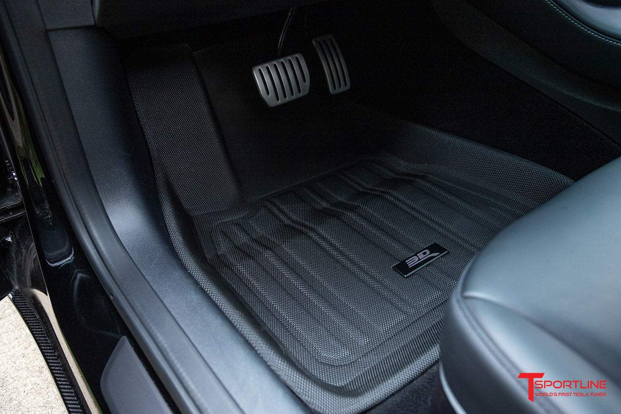 Tesla Model Y MAXpider 3D Elitect All-Weather Custom Fit Floor Liner Mats (Set of 3)