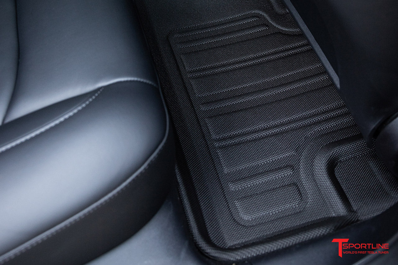 Tesla Model Y MAXpider 3D Elitect All-Weather Custom Fit Floor Liner Mats (Set of 3)