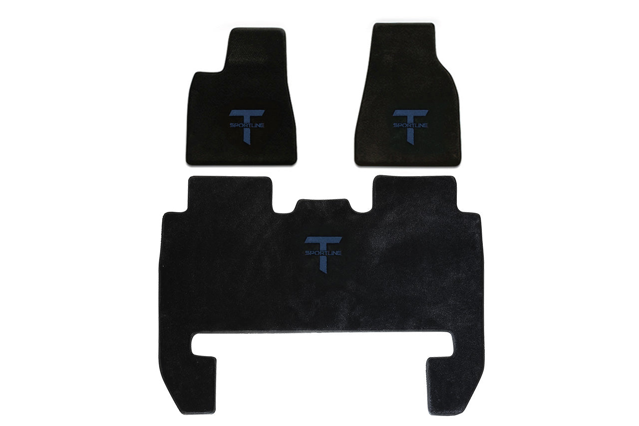 Tesla Model X Elite 52oz Floor Mat Set (2016 - 2020)