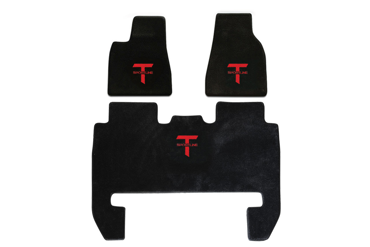 Tesla Model X Elite 52oz Floor Mat Set (2021 - Present)