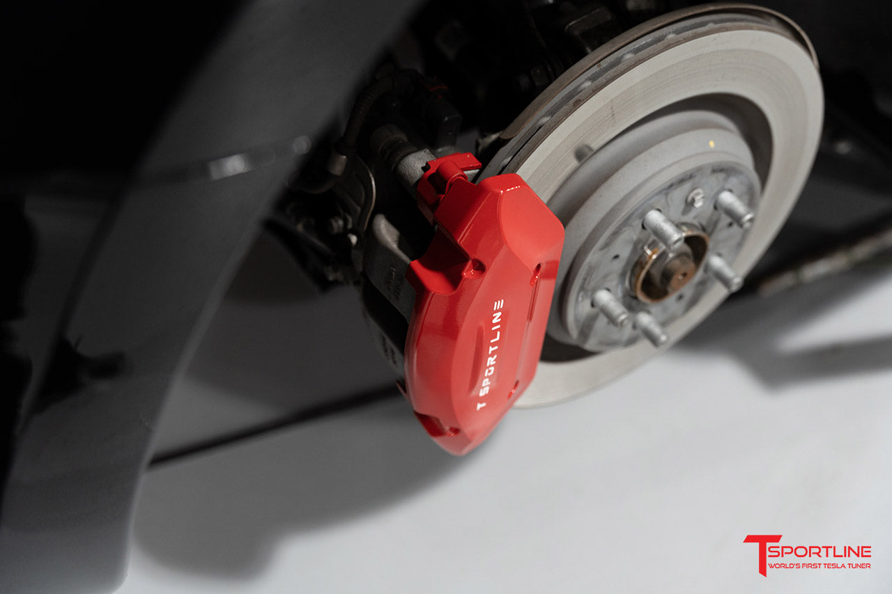 OPEN BOX SPECIAL! Tesla Model 3 / Y Brake Caliper Cover Set - Performance Look - Precision Fit Die Cast Bolt-on