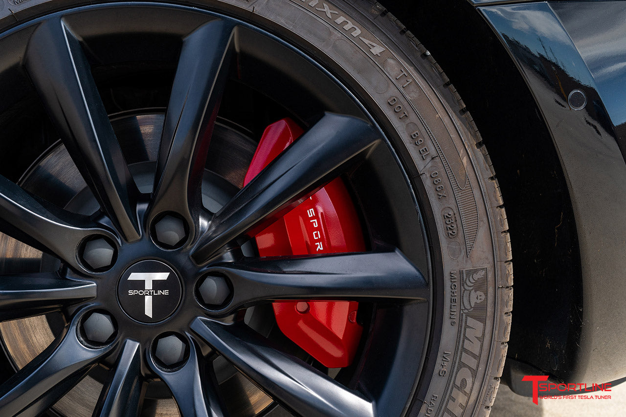 OPEN BOX SPECIAL! Tesla Model 3 / Y Brake Caliper Cover Set - Performance Look - Precision Fit Die Cast Bolt-on