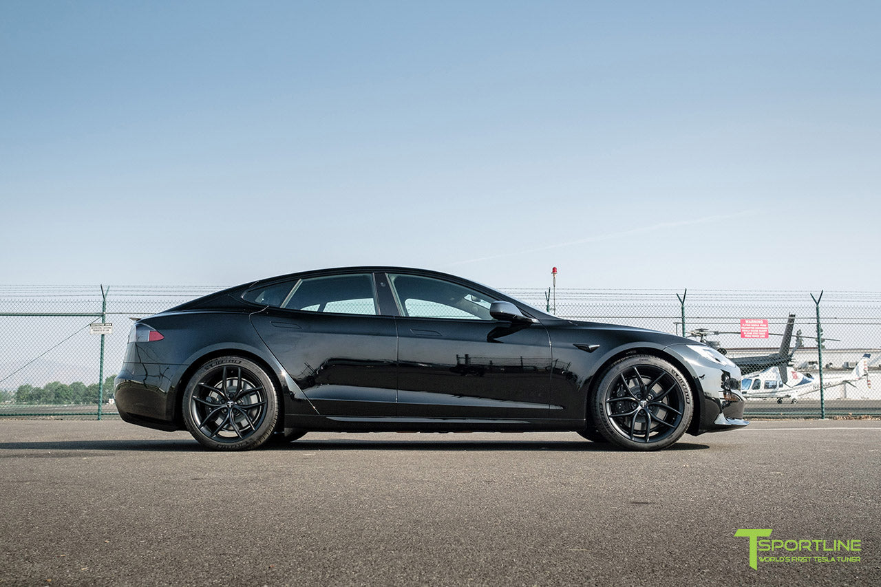 TS5 20" Tesla Model S Long Range & Plaid Wheel and Tire Package (Set of 4)
