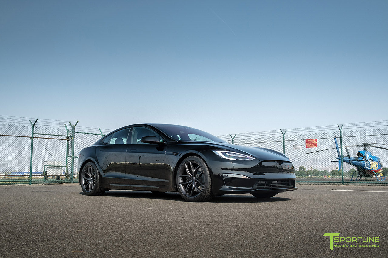 TS5 20" Tesla Model S Long Range & Plaid Wheel and Tire Package (Set of 4)