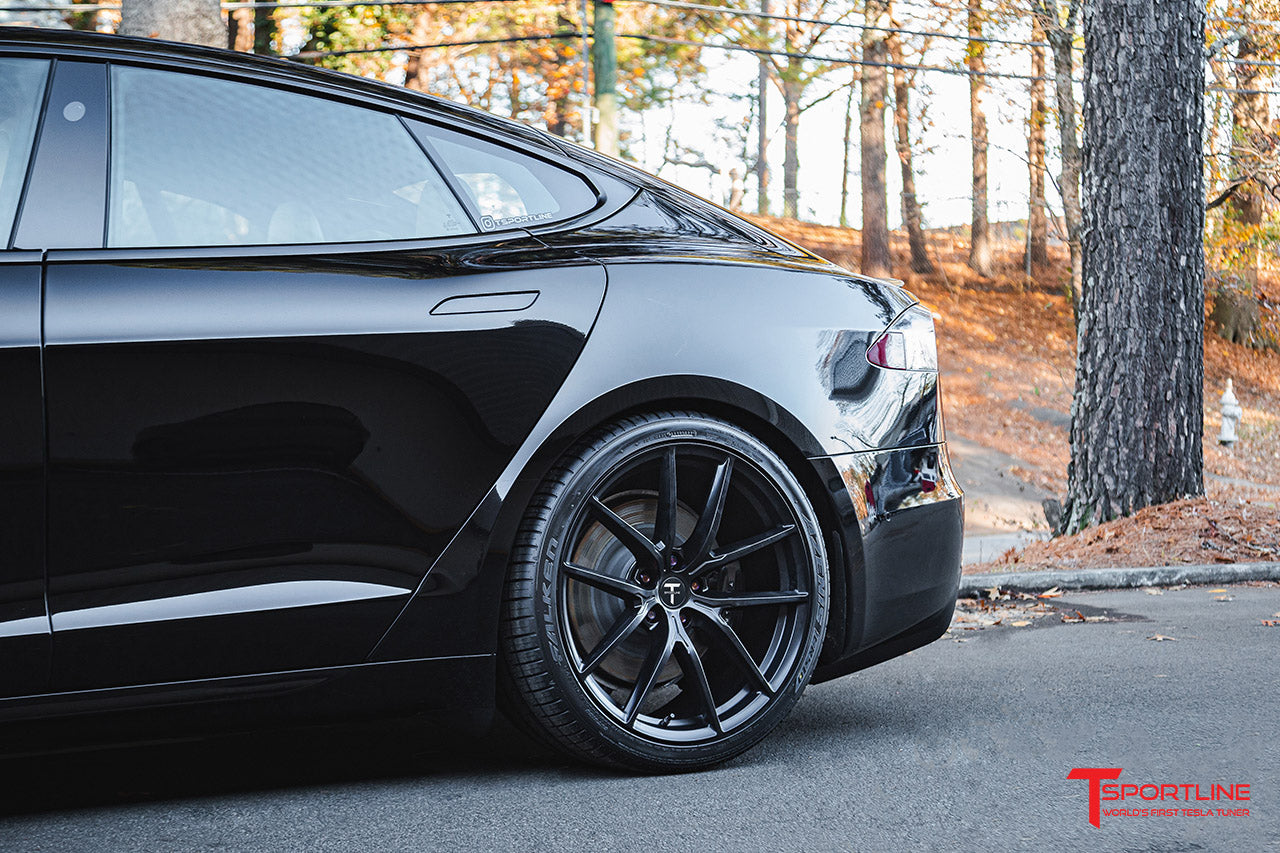 TSF 21" Tesla Model S Long Range & Plaid Replacement Wheel and Tire