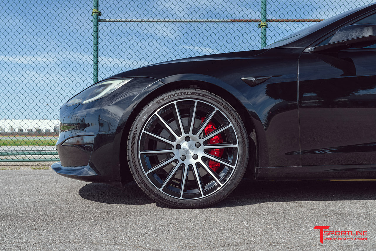 TS114 21" Tesla Model S Long Range & Plaid Wheel (Set of 4)