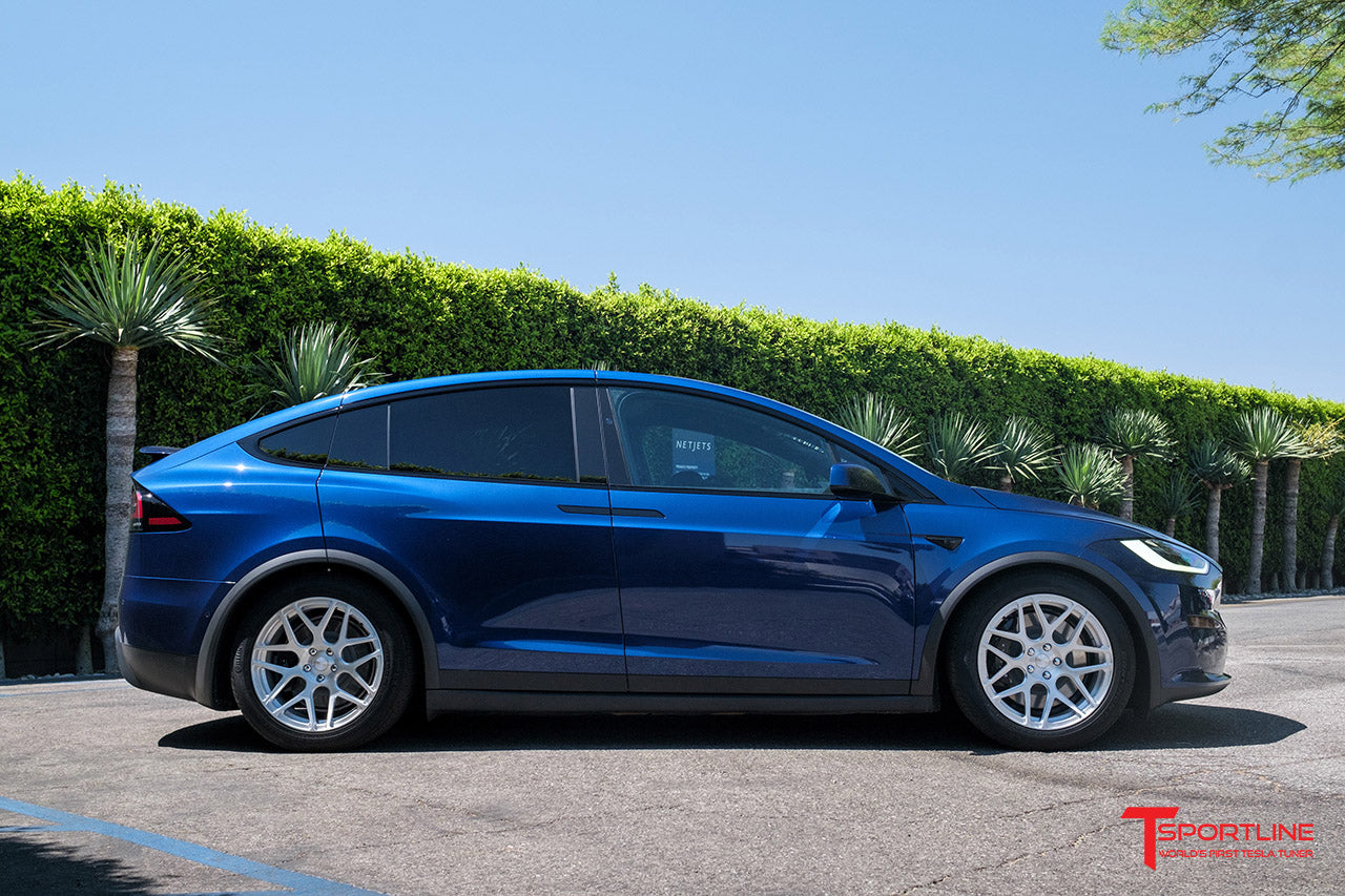 MX117 20" Tesla Model X Long Range & Plaid Wheel And Tire Package (Set of 4)