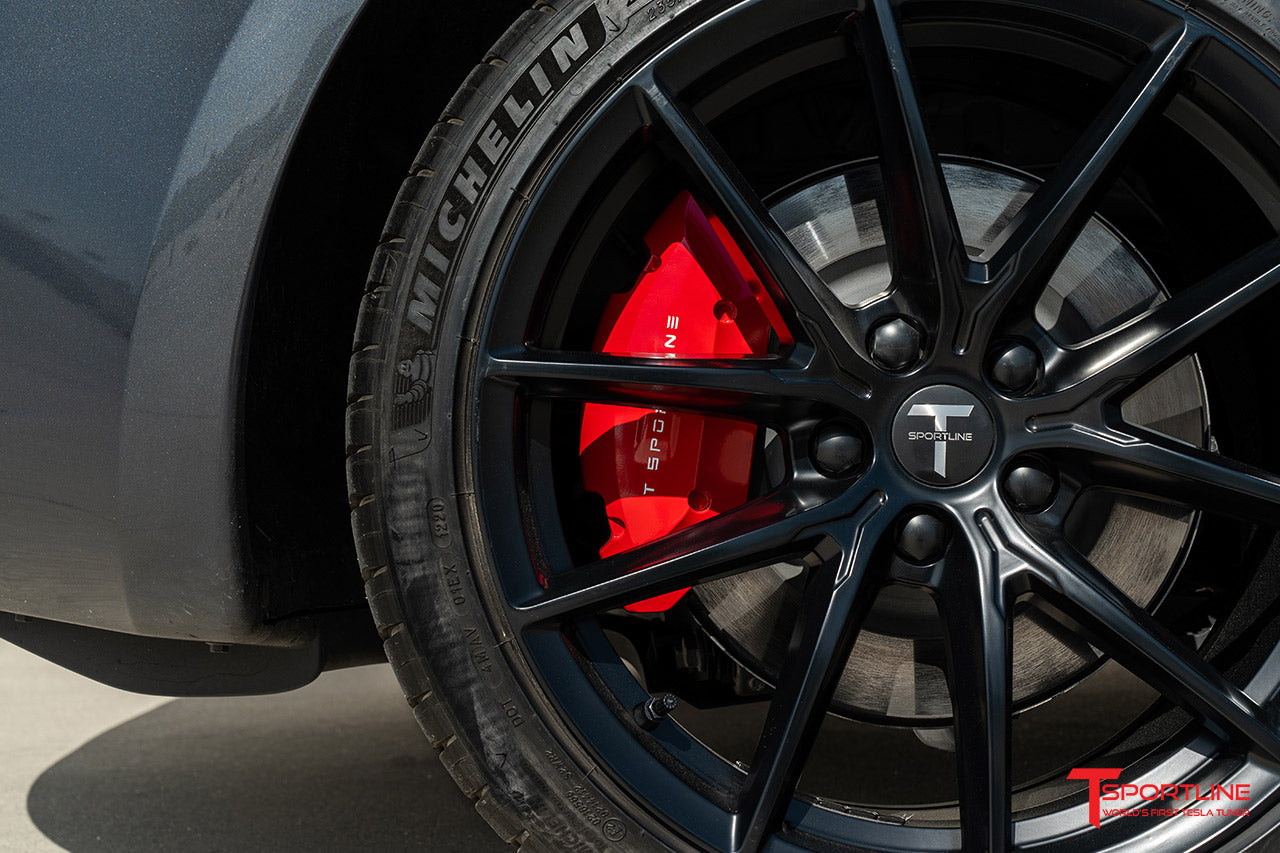 OPEN BOX SPECIAL! Tesla Model 3 / Y Brake Caliper Cover Set - Performance Look - Precision Fit Die Cast Bolt-on