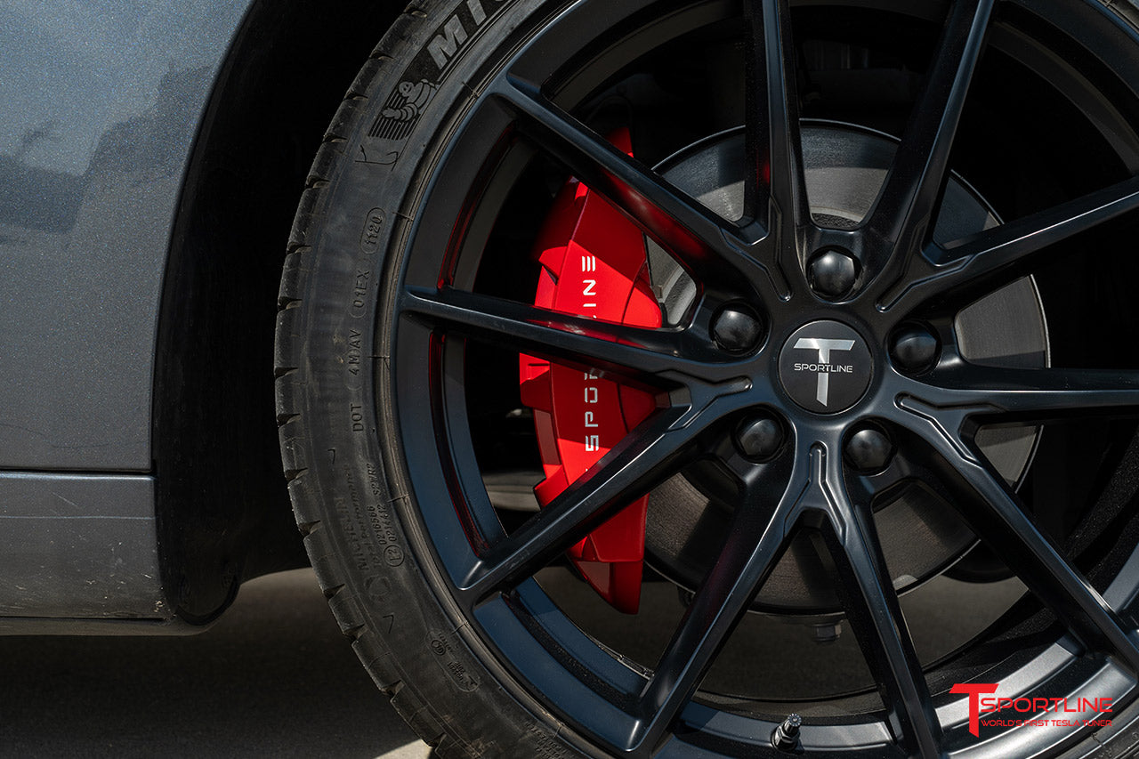 OPEN BOX SPECIAL! Tesla Model 3 / Y Brake Caliper Cover Set - Performance Look - Precision Fit Die Cast Bolt-on