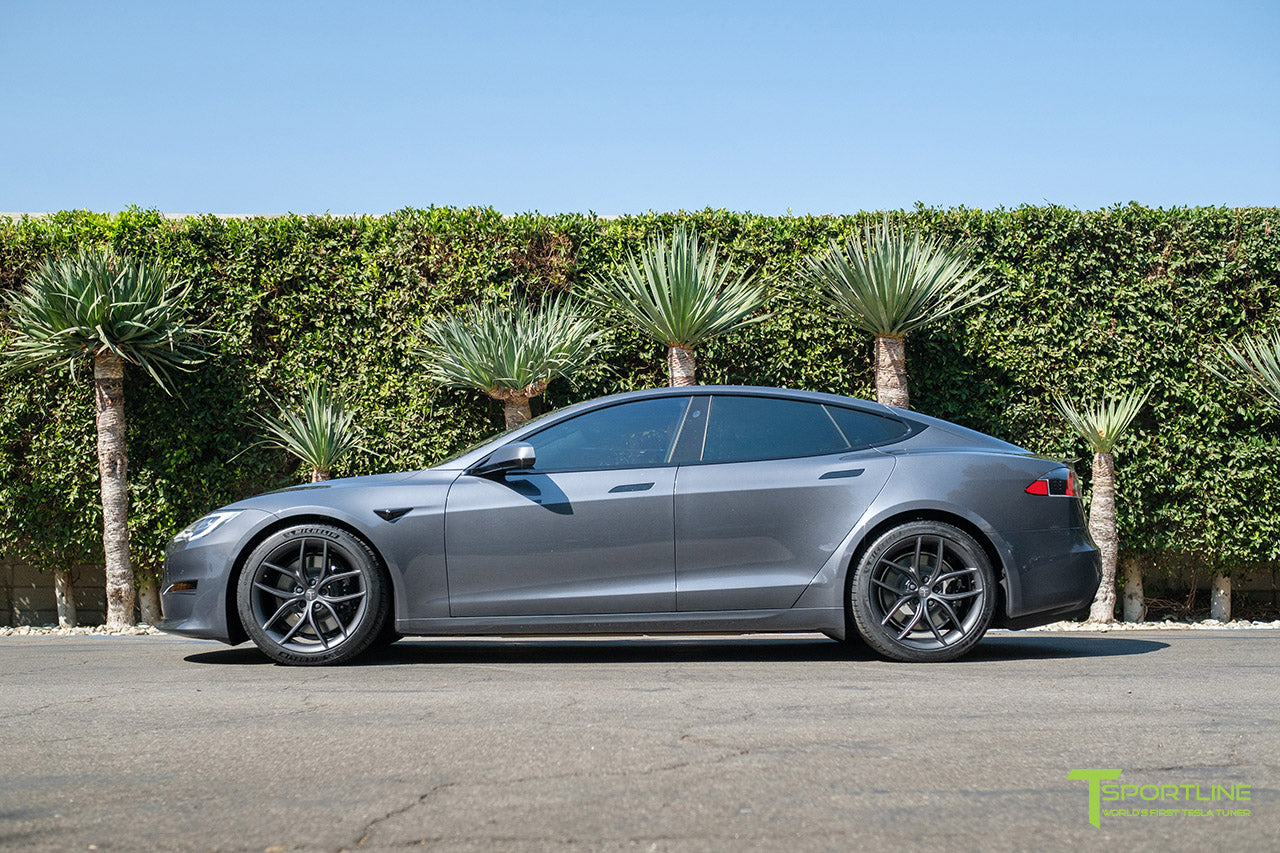 TS5 20" Tesla Model S Long Range & Plaid Wheel and Tire Package (Set of 4)