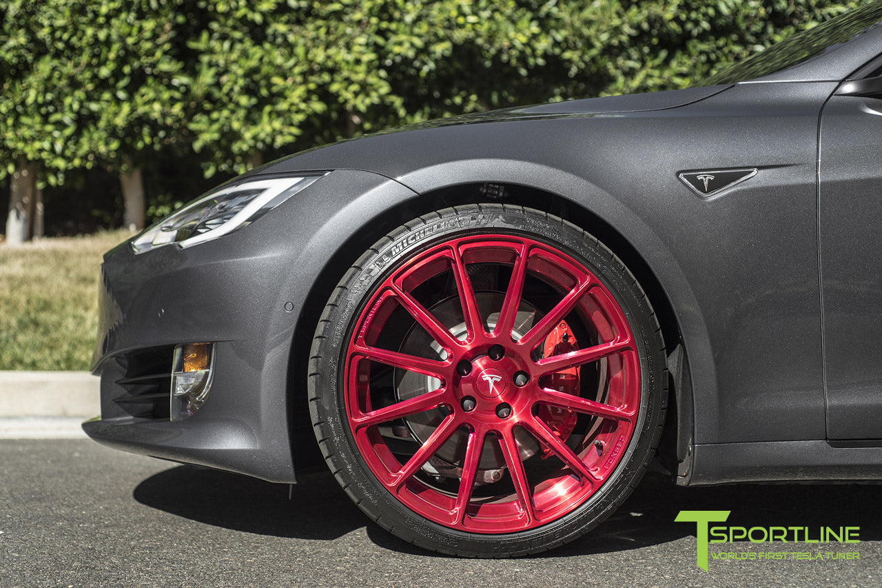 TS112 21" Tesla Model S Wheel and Tire Package (Set of 4)