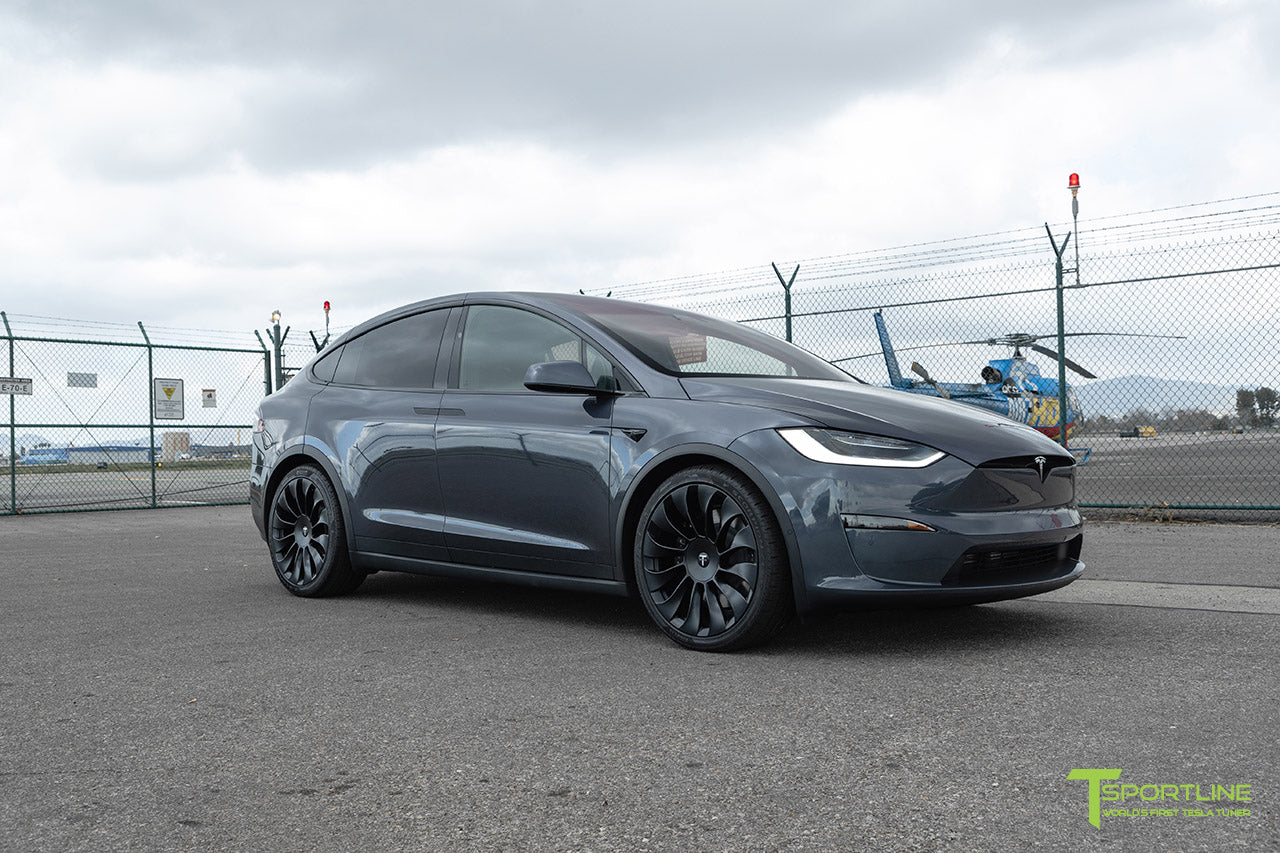 Tesla Model X TSV 22" Wheel and Advanta HPZ-02 High Performance All Season Tire Package (Set of 4) Open Box Special!