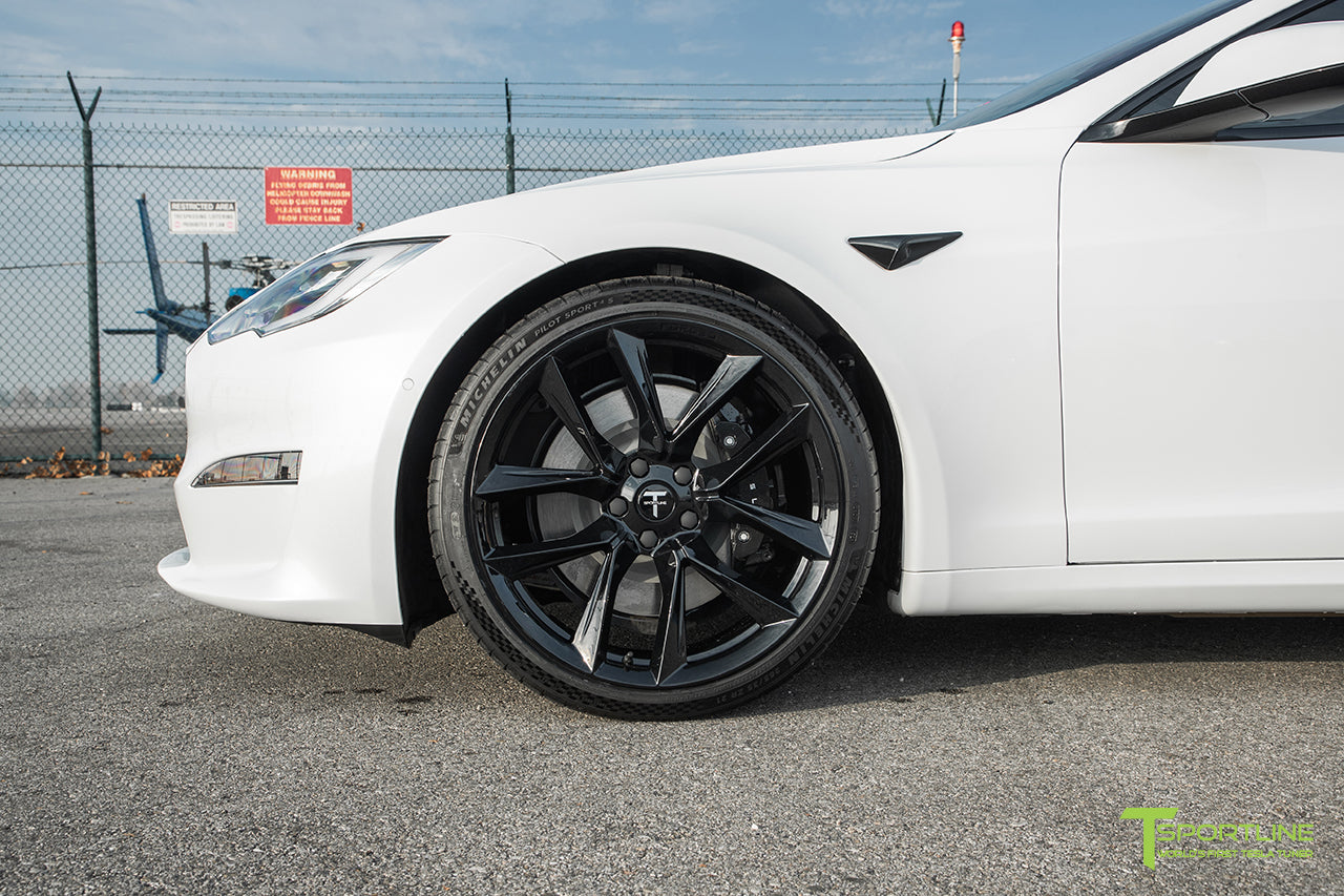 TSSF 21" Tesla Model S Long Range & Plaid Wheel and Tire Package (Set of 4)