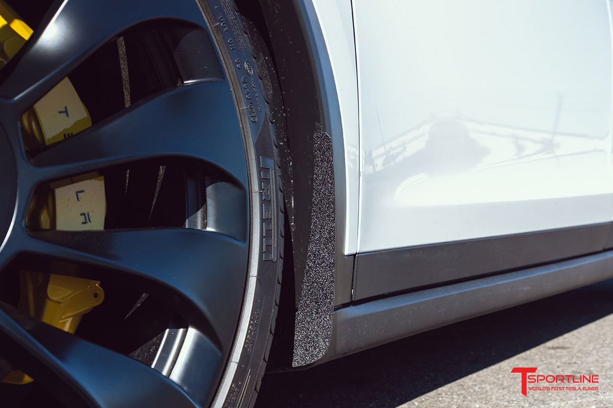 Tesla Model X Carbon Fiber Mud Flaps (Set of 4)