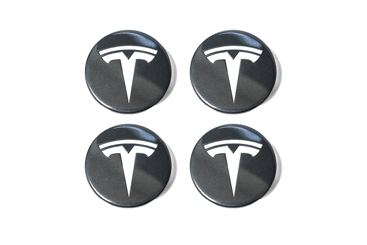 Tesla Model 3 Factory Center Cap Set and Wheel Lug Nut Cover Set