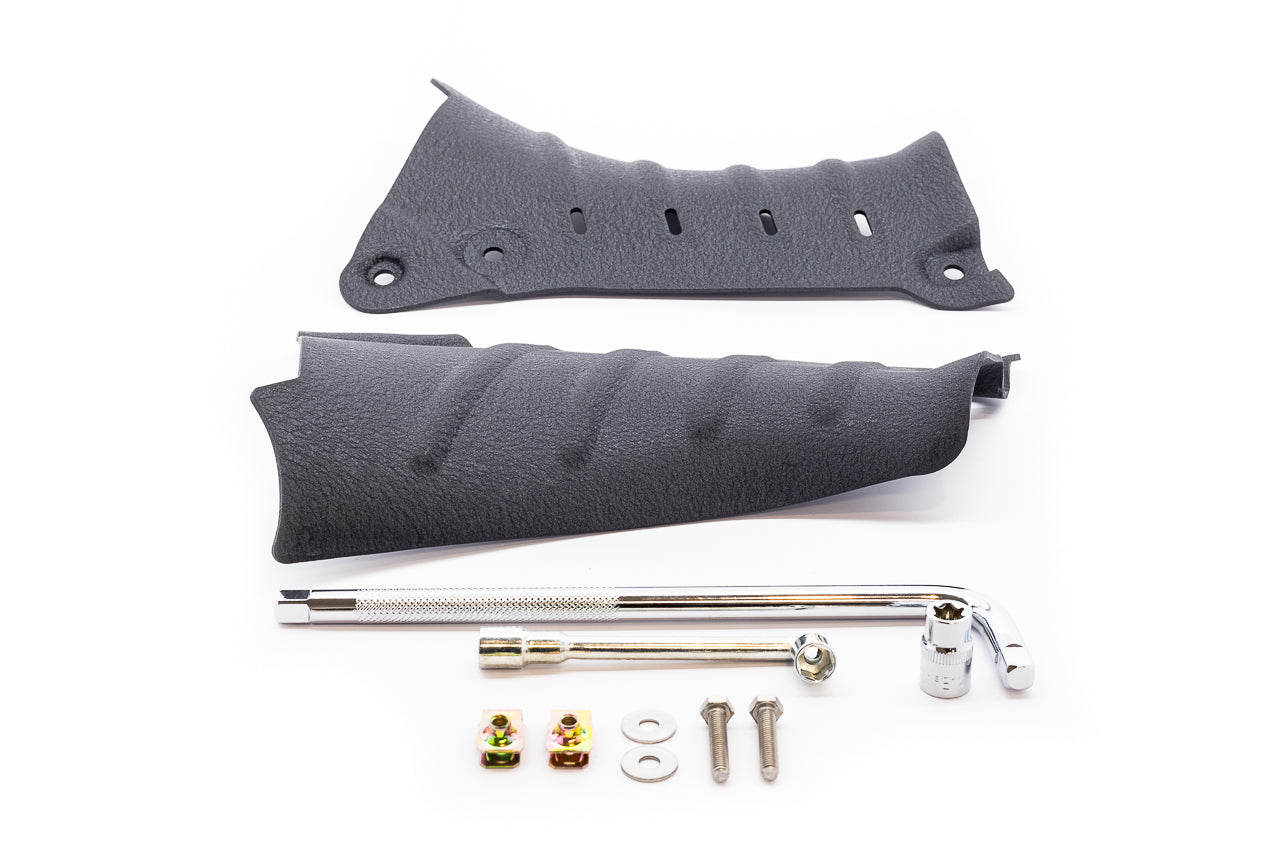 Model 3 Coolant Line Aluminum Alloy Skid Plate Protection Guards (1 Set)
