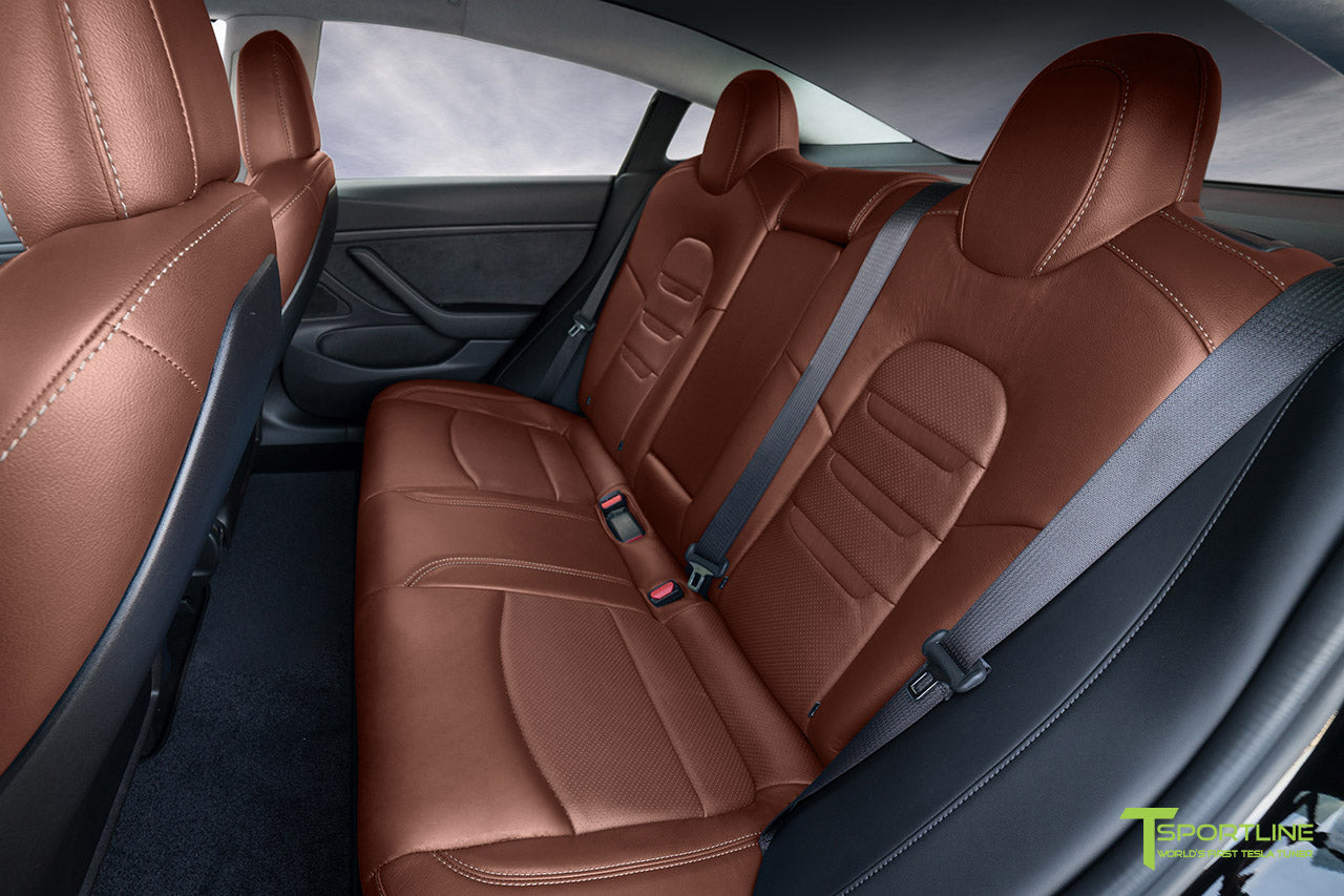 Tesla Model 3 (2017 - 2023) Seat Interior Upgrade Kit - Insignia Design - Perforated