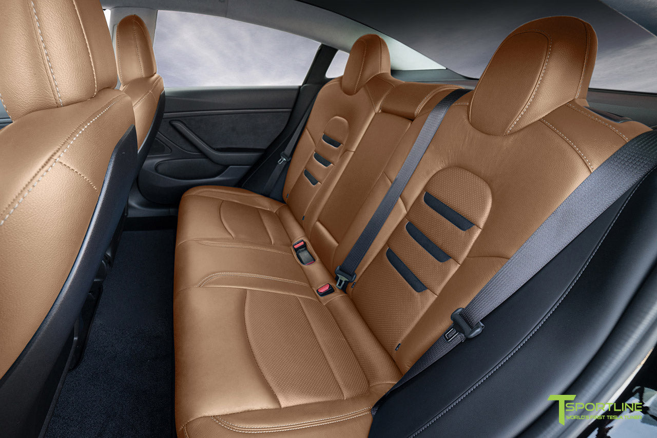 Tesla Model 3 (2017 - 2023) Seat Interior Upgrade Kit - Insignia Design - Perforated