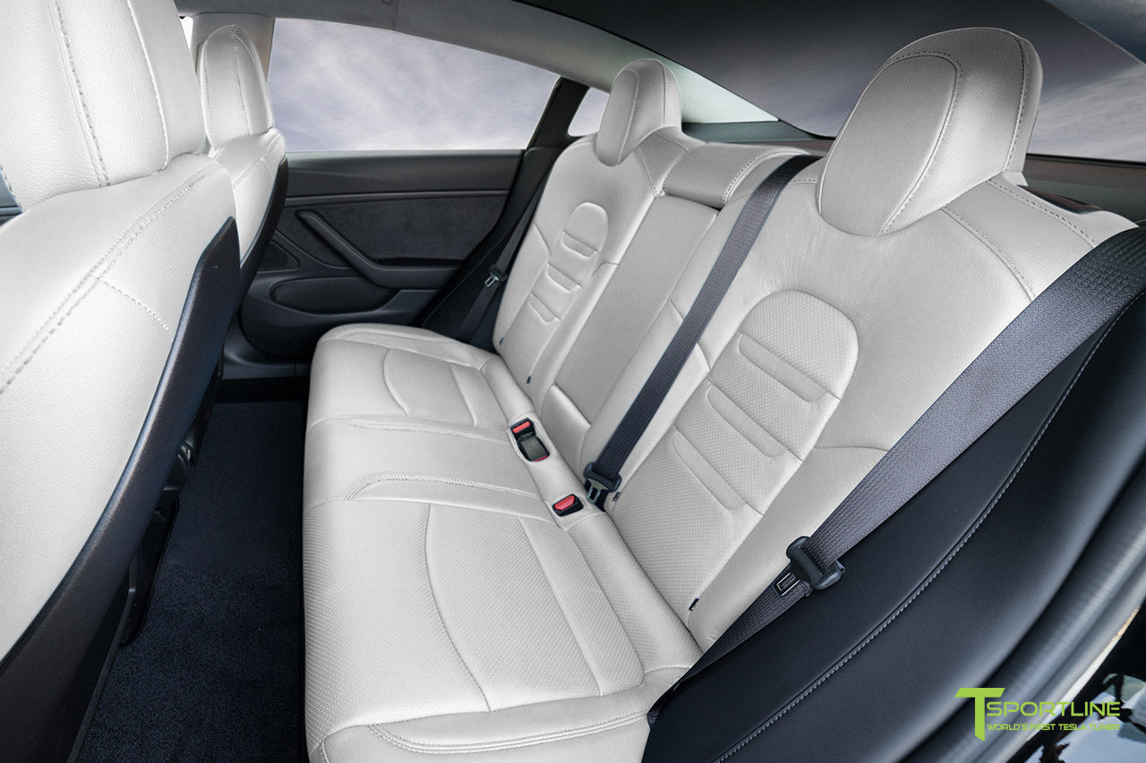 Tesla Model 3 (2017 - 2023) Seat Interior Upgrade Kit - Insignia Design - Perforated