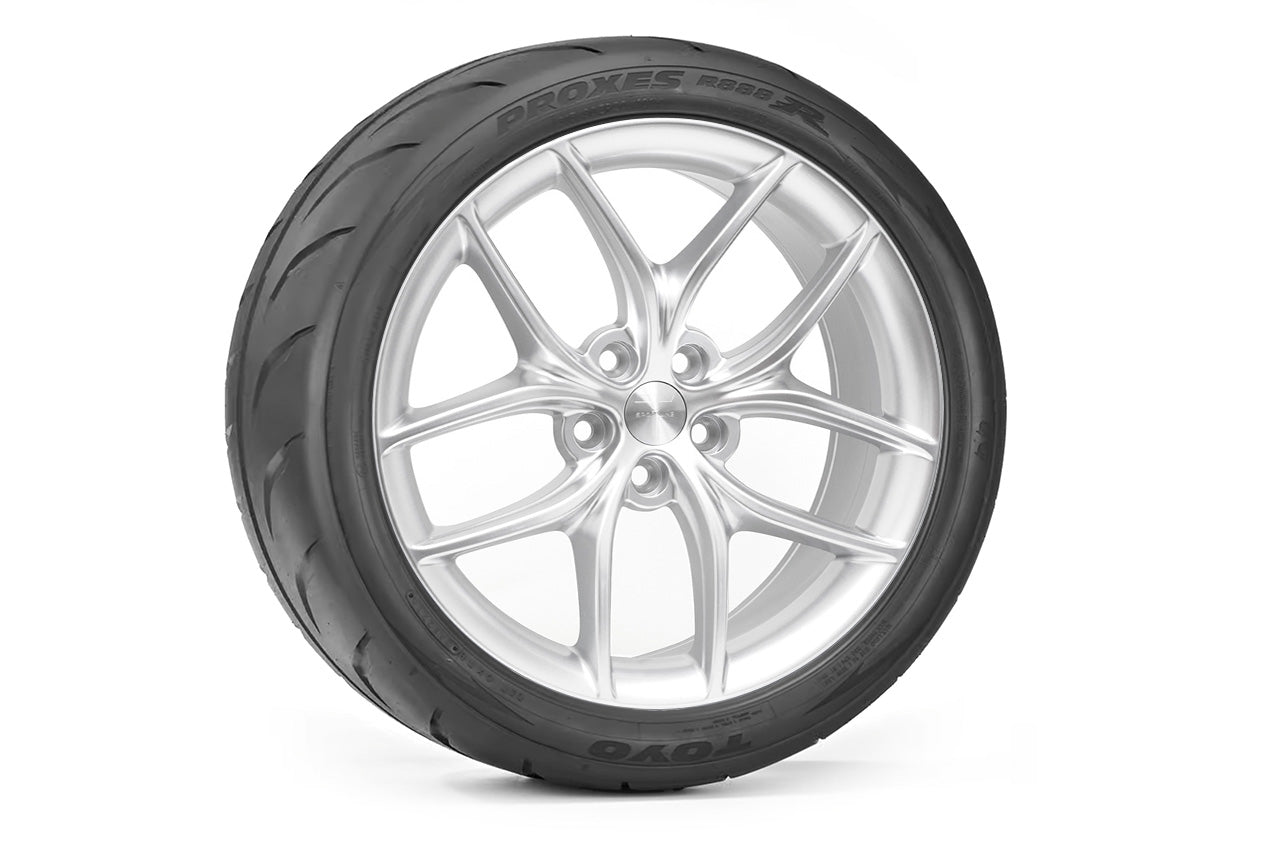 TS5 18" Tesla Model 3 Autocross & Road Racing Wheel and Competition Tire Track Package (Set of 4)