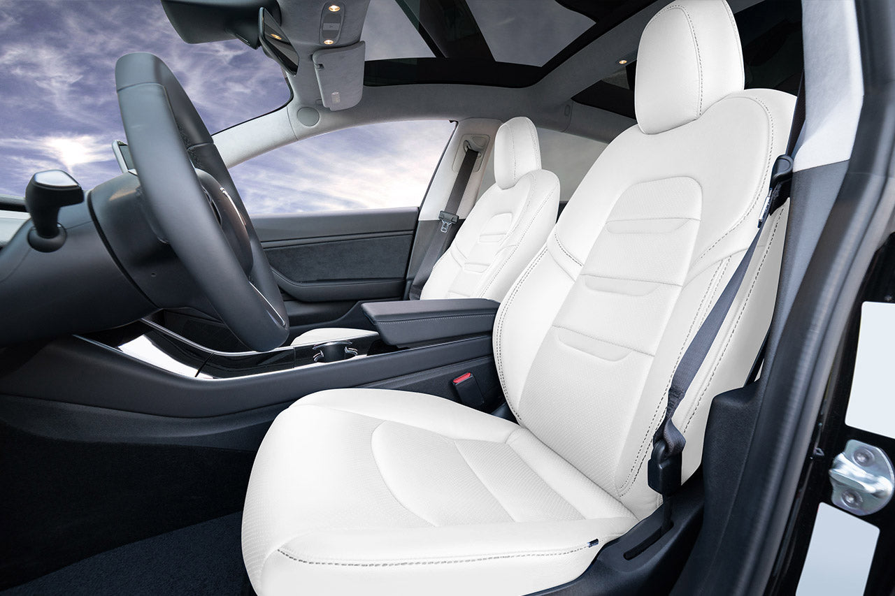Tesla Model 3 (2017 - 2023) Seat Interior Upgrade Kit - Insignia Design - Perforated