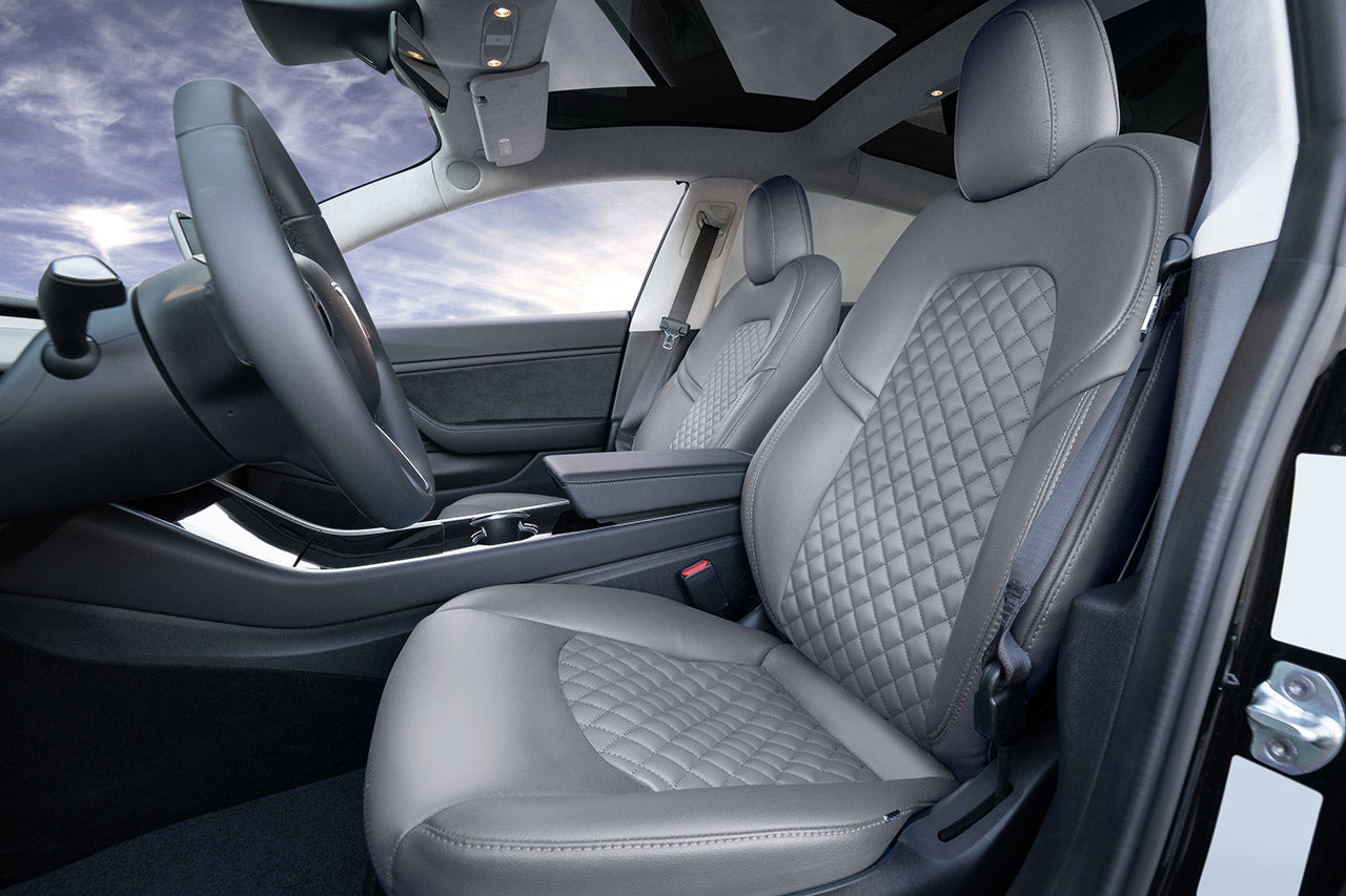 Tesla Model 3 (2017 - 2023) Seat Interior Upgrade Kit - Signature Diamond Design