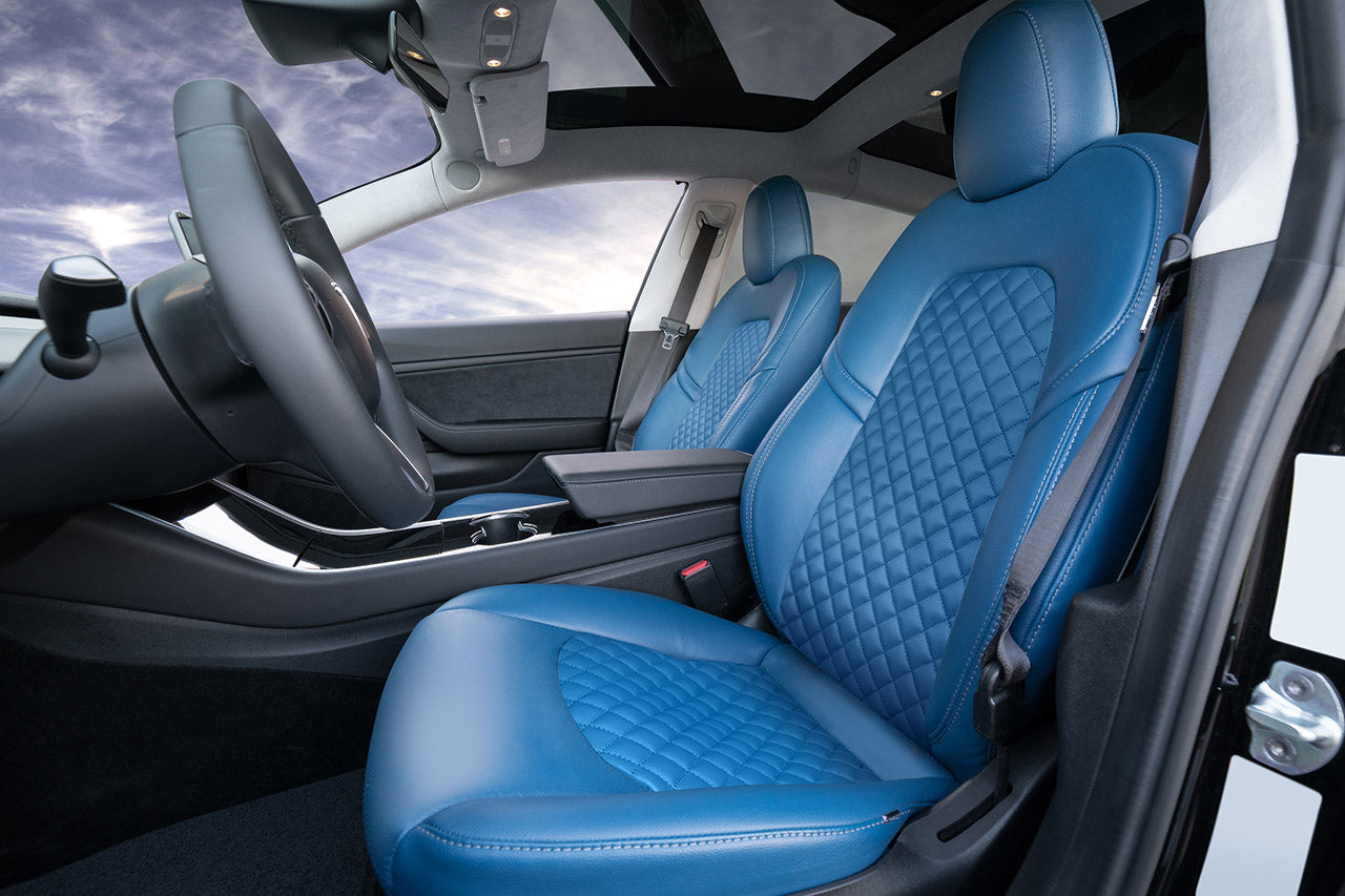 Tesla Model 3 (2017 - 2023) Seat Interior Upgrade Kit - Signature Diamond Design
