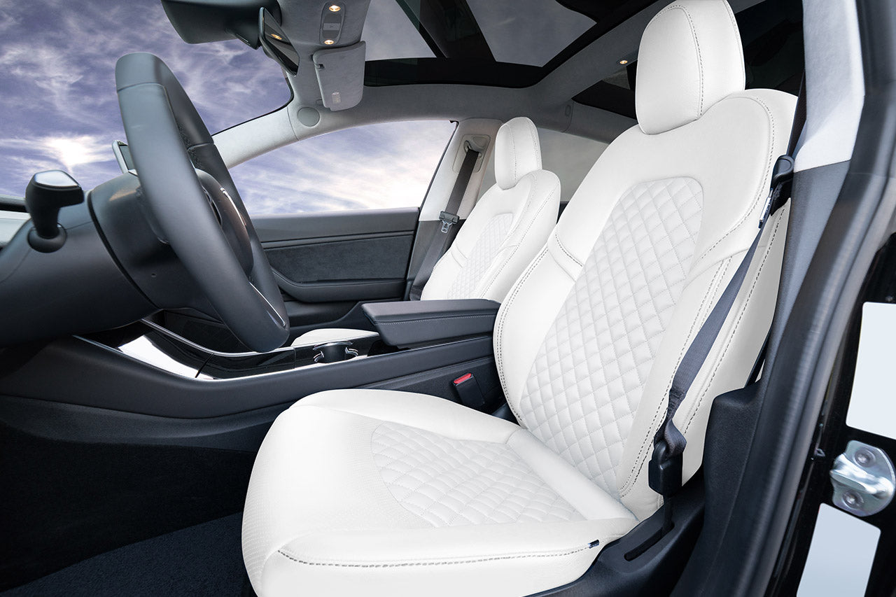 Tesla Model 3 (2017 - 2023) Seat Interior Upgrade Kit - Signature Diamond Design