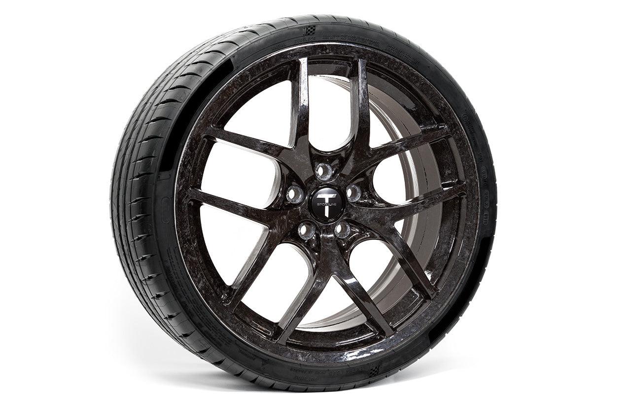 TSC 20" Tesla Model 3 Forged Carbon Fiber Wheel and Tire Package (Set of 4)