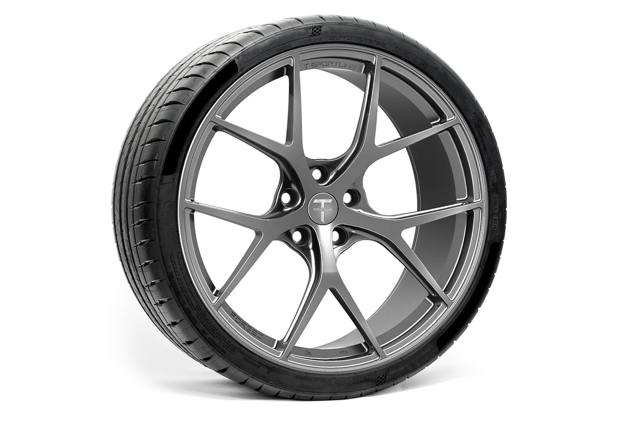 TXL115 20" Tesla Model 3 Fully Forged Lightweight Tesla Wheel and Tire Package (Set of 4)