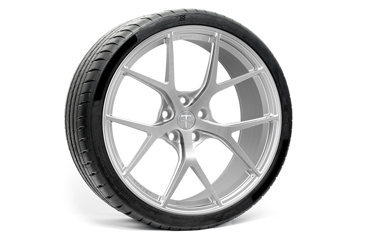TXL115 20" Tesla Model 3 Fully Forged Lightweight Tesla Wheel and Tire Package (Set of 4)