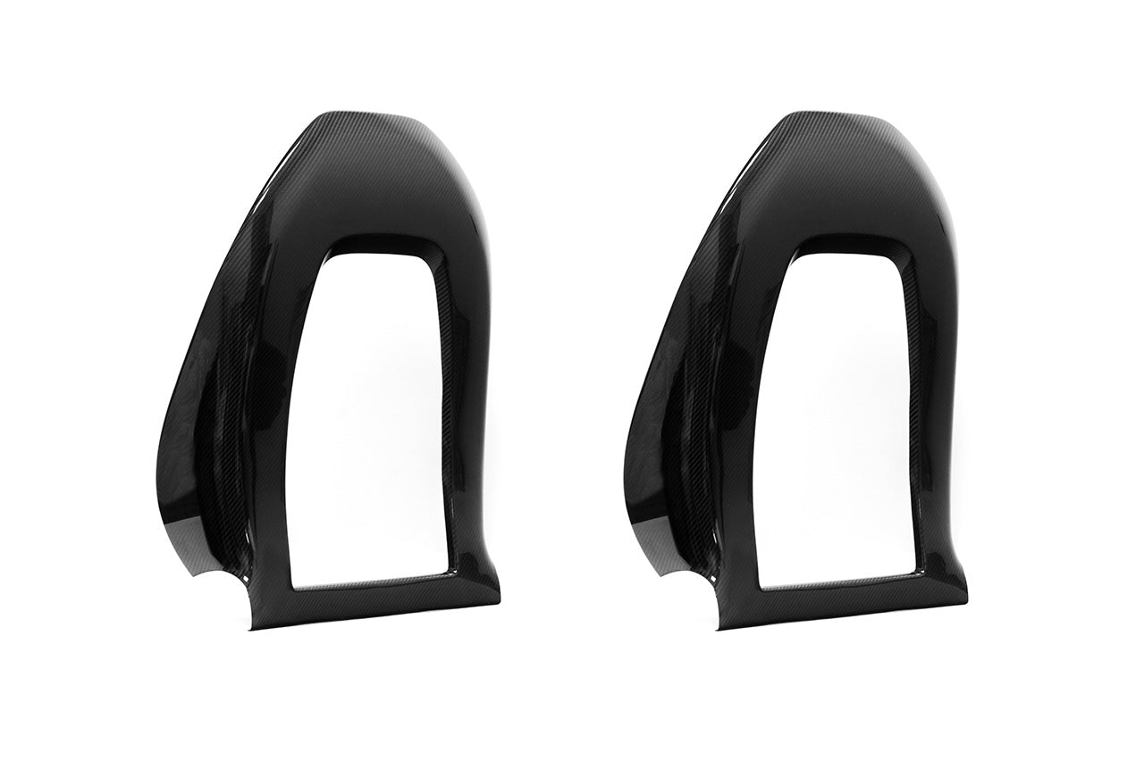 Tesla Model Y Precision Carbon Fiber Seat Back Set (2 front seats)