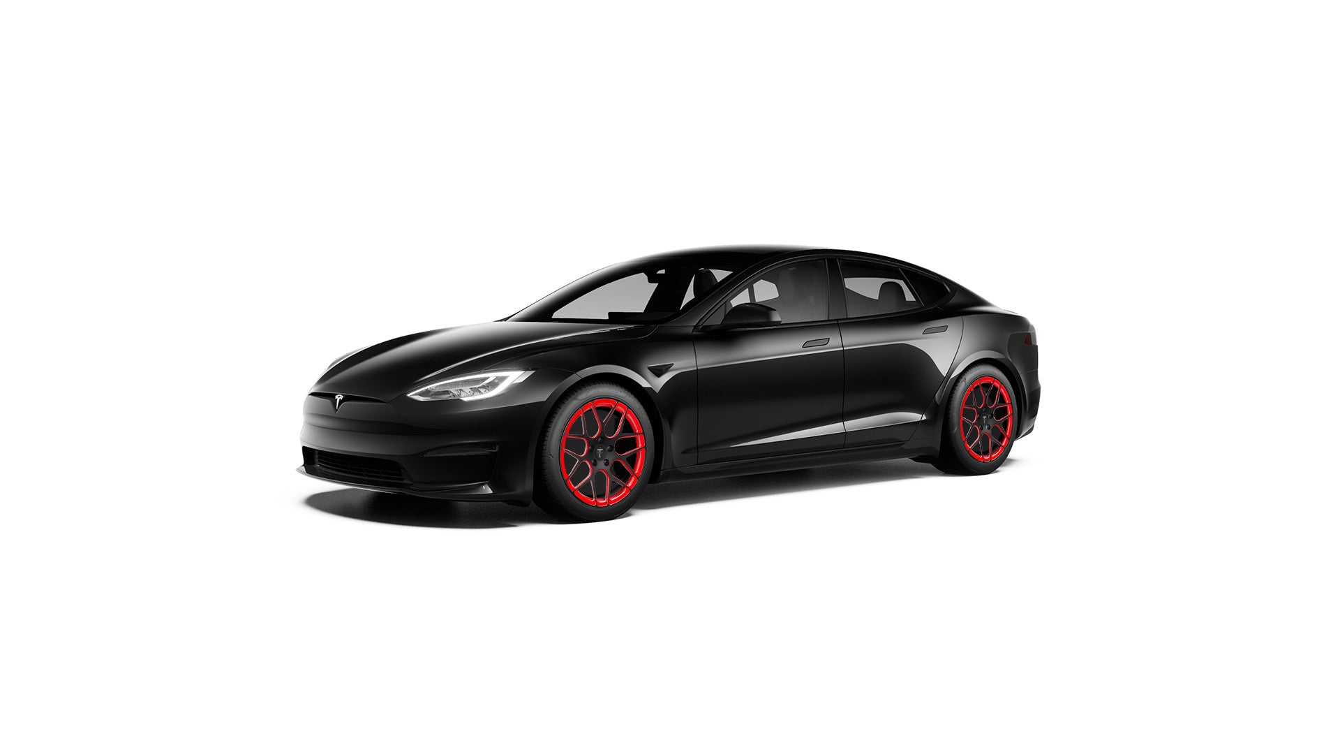 TS117 19" Tesla Model S Long Range & Plaid Wheel and Tire Package (Set of 4)