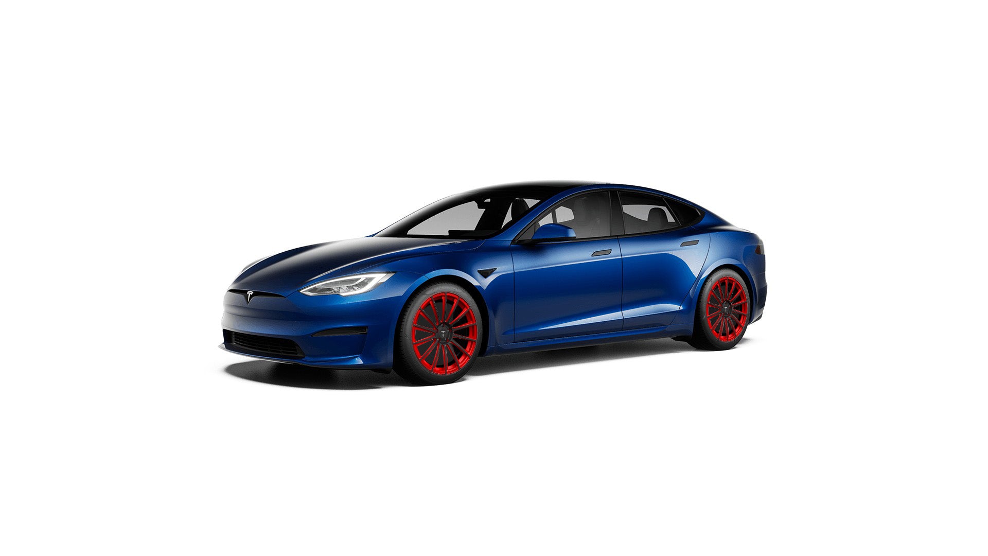 TS114 20" Tesla Model S Long Range & Plaid Wheel and Tire Package (Set of 4)