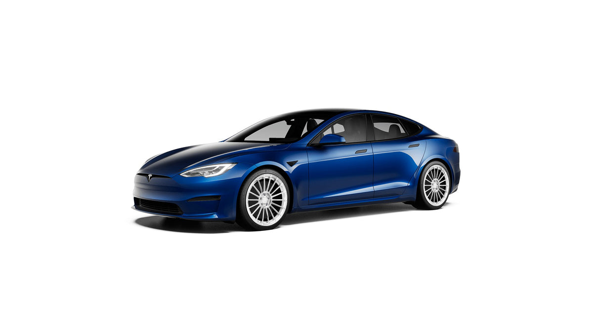 TS118 21&quot; Tesla Model S Long Range &amp; Plaid Wheel and Tire Package (Set of 4)
