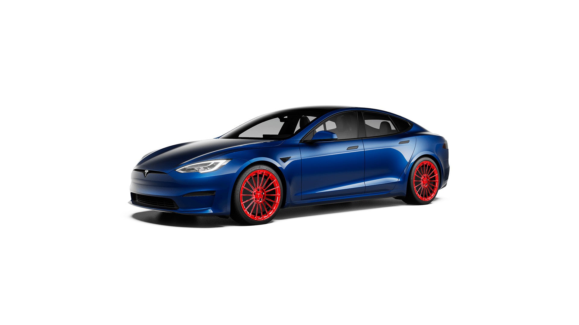 TS118 21" Tesla Model S Long Range & Plaid Wheel and Tire Package (Set of 4)