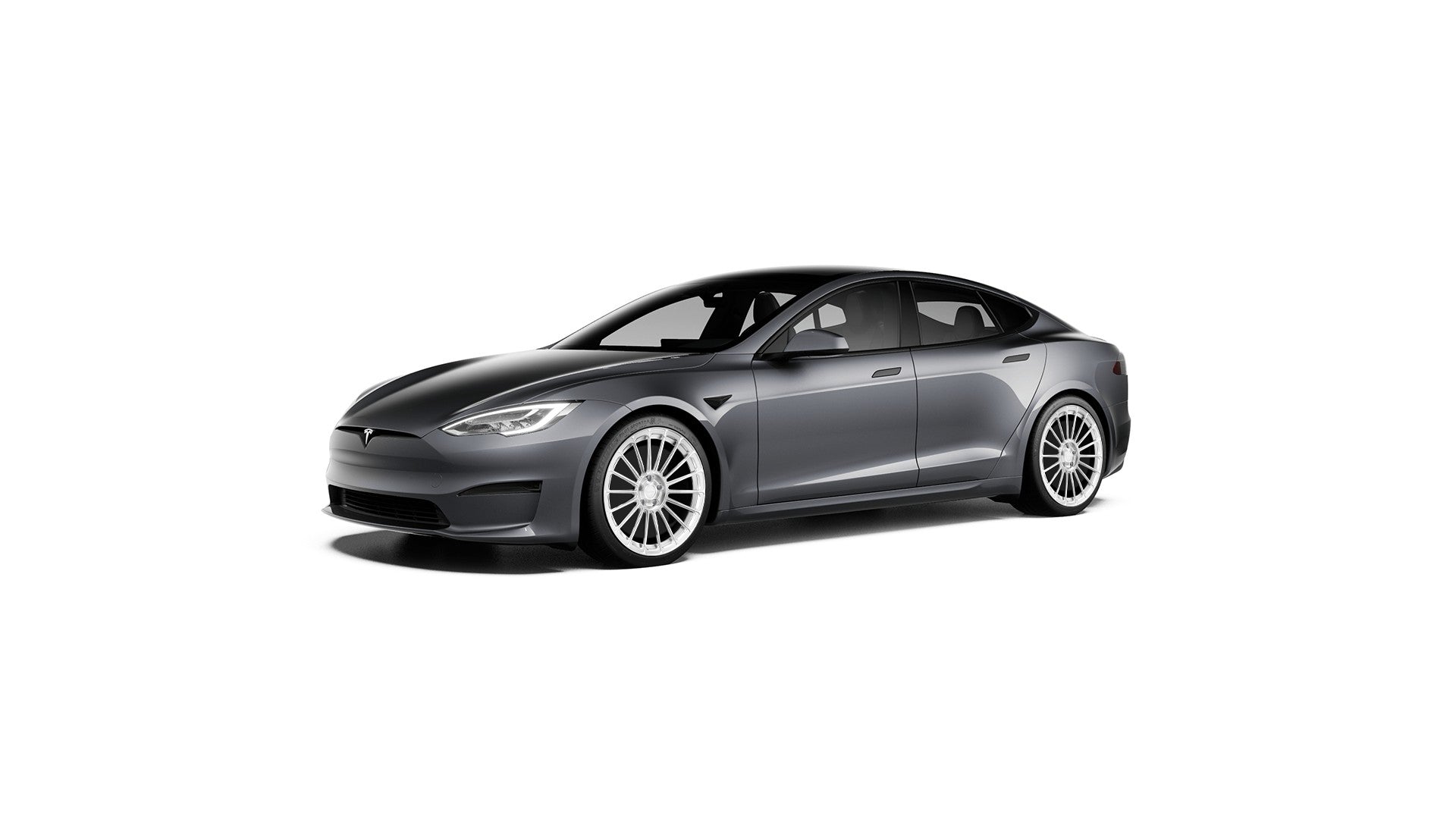 TS118 21" Tesla Model S Long Range & Plaid Wheel and Tire Package (Set of 4)