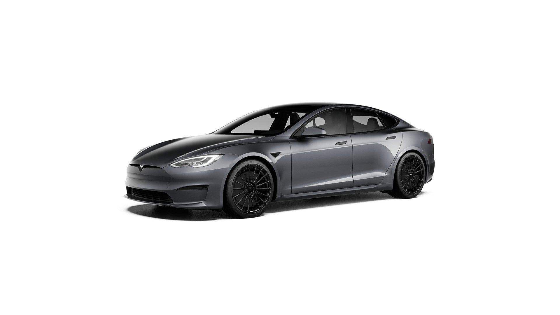 TS118 21" Tesla Model S Long Range & Plaid Wheel and Tire Package (Set of 4)